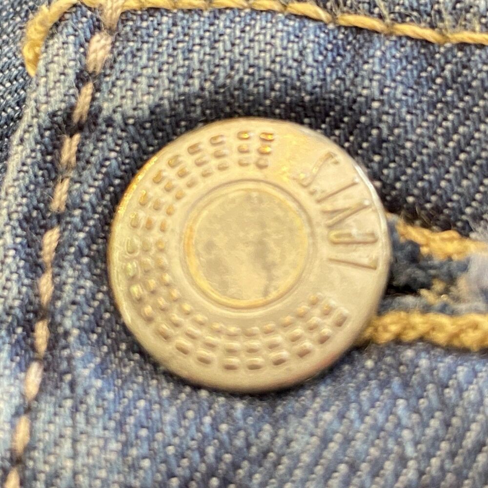 Vtg Levi's 518 Bootcut 31x29 SuperLow Classic USA Low Cut Western Women NEW - Picture 5 of 8